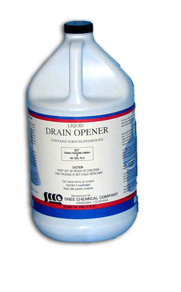 (image for) Drain Opener, Sodium Hydroxide Type, 4 gal case